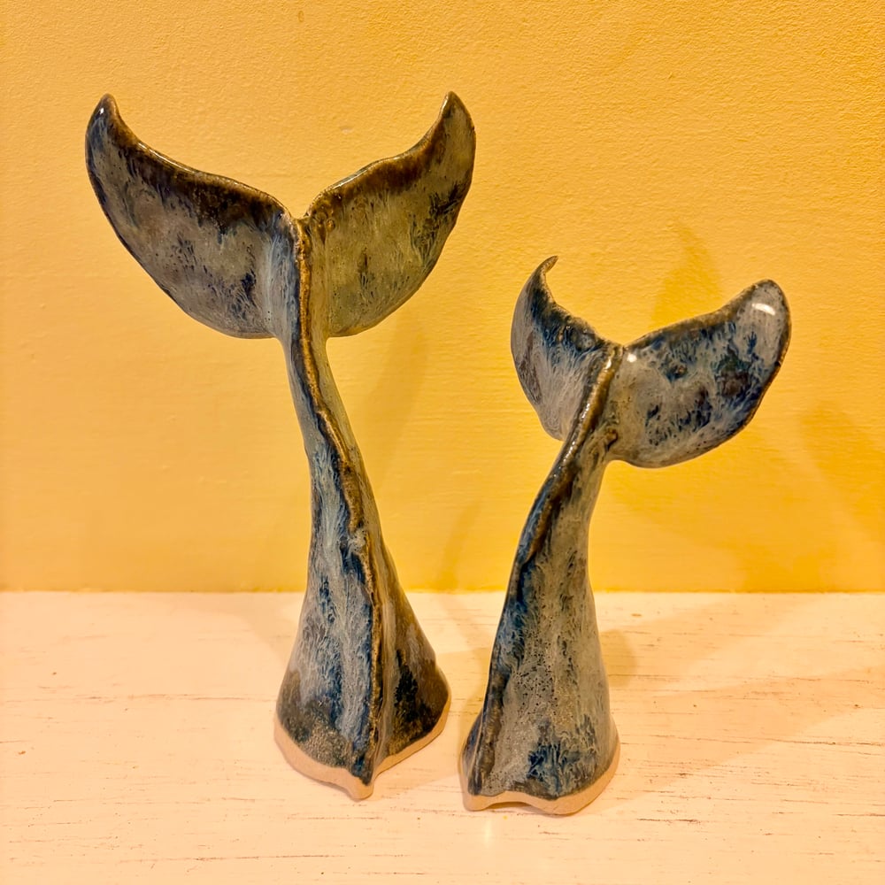 Image of Stormy whale tail