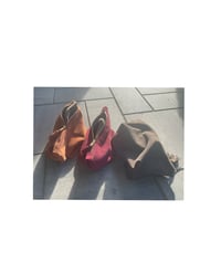 Image 2 of *velvet lined suede pouch