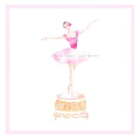 ART PRINT:  MUSIC BOX BALLERINA