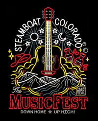 Image 1 of PRE-ORDER:  Steamboat, CO Guitar Neon Sign