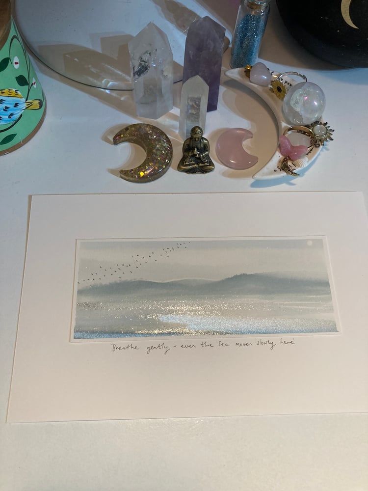 Image of Watercolour painting 🌊⚪️