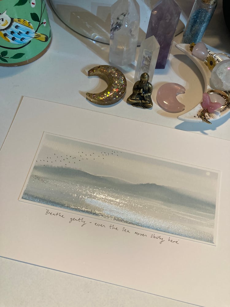 Image of Watercolour painting 🌊⚪️