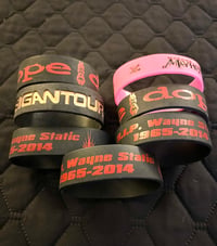 Image 3 of Static X "R.I.P. Wayne Static 1965-2014" Bracelet (3 available)
