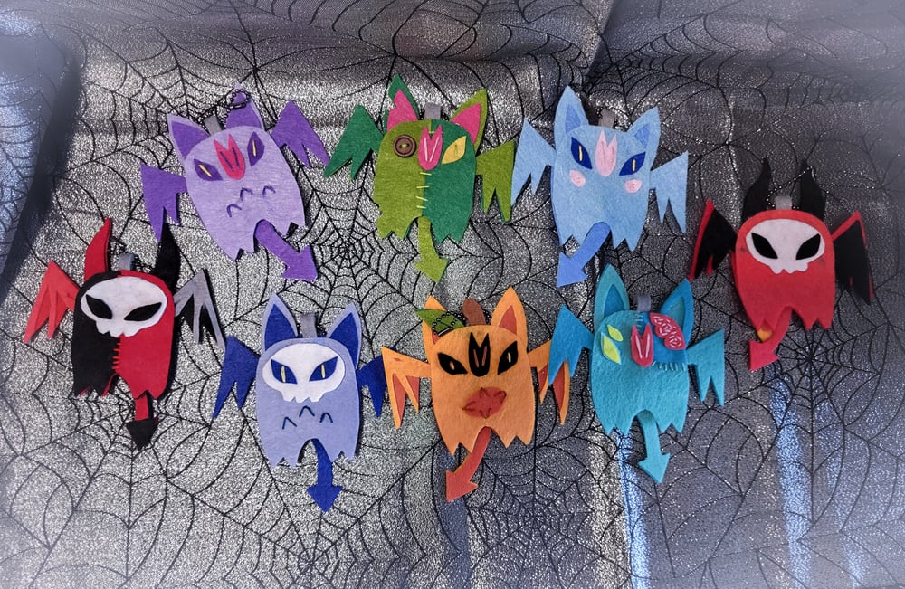 Image of Felt Bat Ornaments