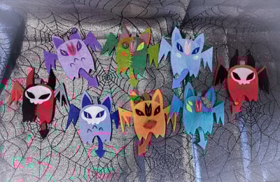 Image of Felt Bat Ornaments