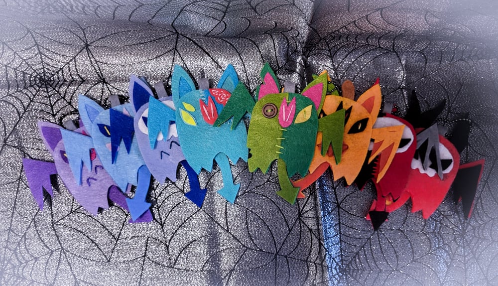 Image of Felt Bat Ornaments