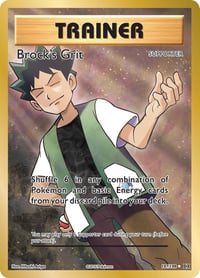Brock's Grit (Full Art) - XY - Evolutions - Lightly Played