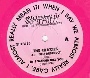 Image of The Crazies– Savage Punks On A Weekend Binge Of Violence (Pink Vinyl)