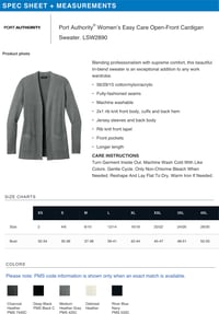 Image 2 of ROE 9 SOAR Embroidered Ladies Cardigan