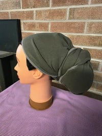 Image 1 of Pure Certified Organic Cotton Headscarf in Olive