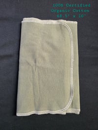 Image 2 of Pure Certified Organic Cotton Headscarf in Olive