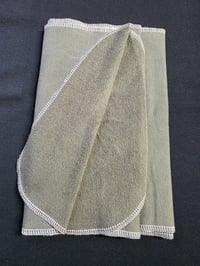 Image 3 of Pure Certified Organic Cotton Headscarf in Olive