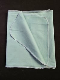 Image 2 of Pure Certified Organic Cotton Headscarf- Soft Aqua