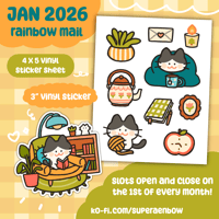 Jan 2026 rainbow mail extras (MEMBERS ONLY)