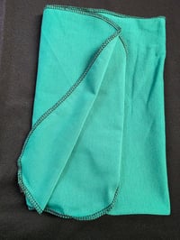 Image 2 of Pure Certified Organic Cotton Headscarf in Emerald 