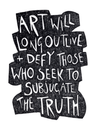 Quote series "Art will long outlive"