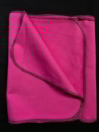 Image 3 of Pure Certified Organic Cotton Headscarf in Hot Pink