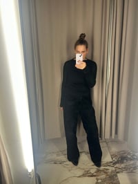 Image 2 of Merino Rib Top with long sleeves 