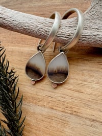 Image 1 of Dendritic agate hoops