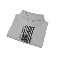 Image 4 of Highlanders Distressed Flag Hoodie — American Flag Graphic Pullover-e6b8bafc