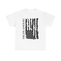 Image 1 of Highlanders Distressed Flag T-Shirt — Patriotic Vintage American Tee-8ac6a450