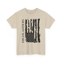 Image 4 of Highlanders Distressed Flag T-Shirt — Patriotic Vintage American Tee-8ac6a450