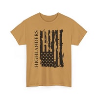 Image 8 of Highlanders Distressed Flag T-Shirt — Patriotic Vintage American Tee-8ac6a450