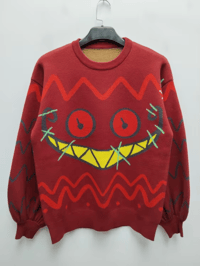Image 1 of Unofficial Alastor Christmas Sweater