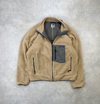Image 2 of Patagonia Classic Retro-X Fleece Jacket Tan Large Mens 