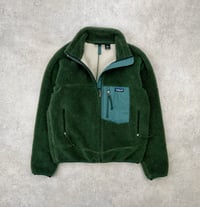 Image 2 of Patagonia Classic Retro-X Fleece Jacket Green Small Mens 