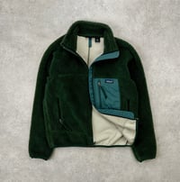 Image 3 of Patagonia Classic Retro-X Fleece Jacket Green Small Mens 