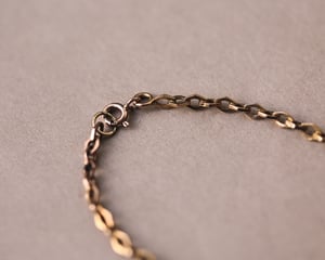 Image of 18ct gold French Antique chain bracelet