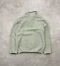 Image 3 of Patagonia Synchilla Snap-T Fleece Pullover Oatmeal Purple Small Womens 