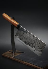 Image 1 of Forged Cleaver 1.2419 - Micarta