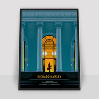 Image 1 of Richard Hawley Screenprinted Concert Poster Sheffield- Coles Corner Anniversary Tour 