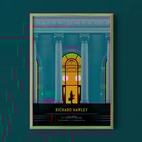 Image 4 of Richard Hawley Screenprinted Concert Poster Sheffield- Coles Corner Anniversary Tour 