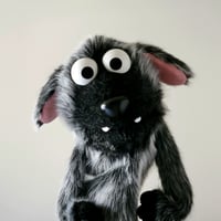 Image 3 of The DOG Critter Puppet in Frosted Dark Gray