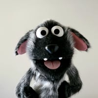 Image 1 of The DOG Critter Puppet in Frosted Dark Gray