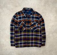 Image 1 of Patagonia Insulated Fjord Flannel Navy Large Mens