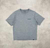 Image 1 of Patagonia Cap Cool SS T Shirt Boardshort Logo Grey Medium Mens