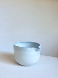 Image 2 of Light Blue Marble Matcha Bowl 