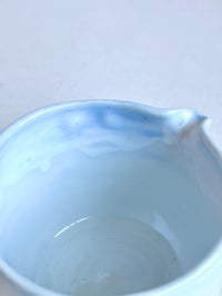 Image 3 of Light Blue Marble Matcha Bowl 