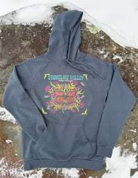 LARGE Butterfly Hoodie - Deep Steel Blue