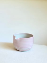 Image 1 of Pink Marble Porcelain Matcha Bowl