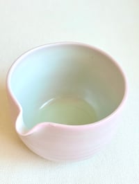 Image 3 of Pink Marble Porcelain Matcha Bowl