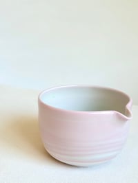 Image 5 of Pink Marble Porcelain Matcha Bowl