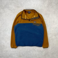 Image 2 of Patagonia Synchilla Snap-T Fleece Pullover Shelter Brown Large Mens 