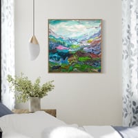 Image 5 of 'Morning on the coast' - 80x80cm, FRAMED