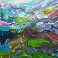 Image 2 of 'Morning on the coast' - 80x80cm, FRAMED