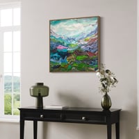 Image 9 of 'Morning on the coast' - 80x80cm, FRAMED